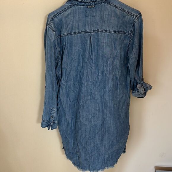 Billabong Jean Dress ~raw hem - Picture 6 of 6